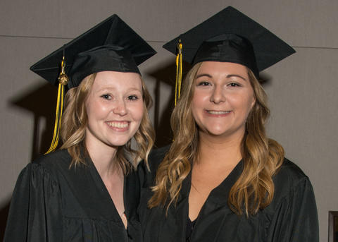 College of Medicine Graduates with Black and Gold Tassels