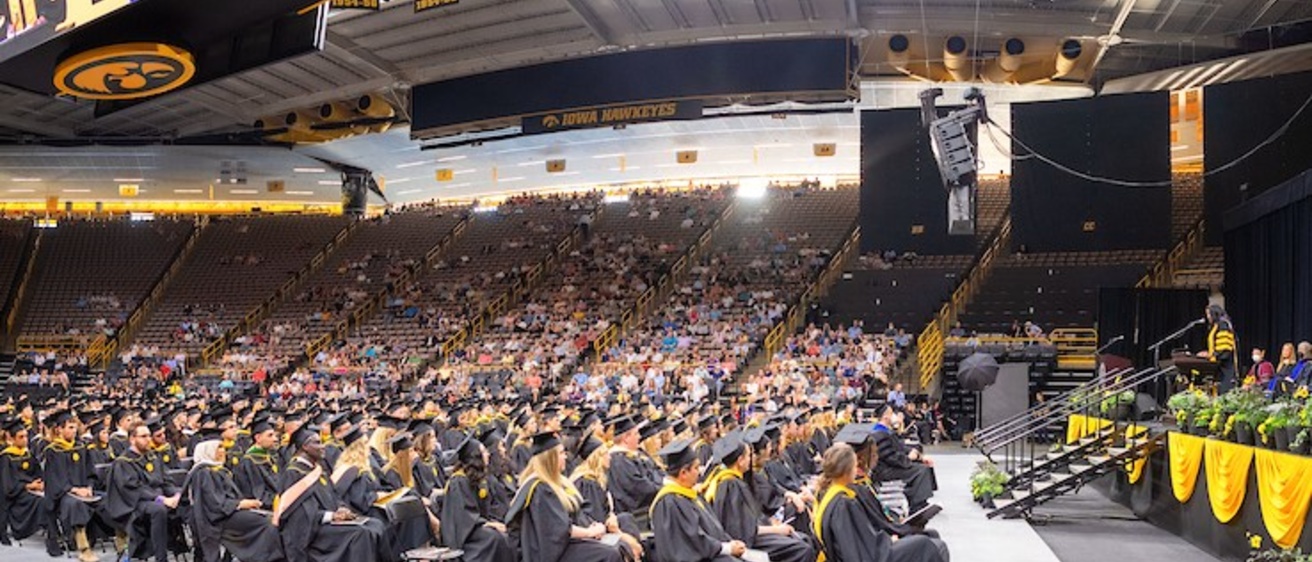 Graduate College ceremony at Carver