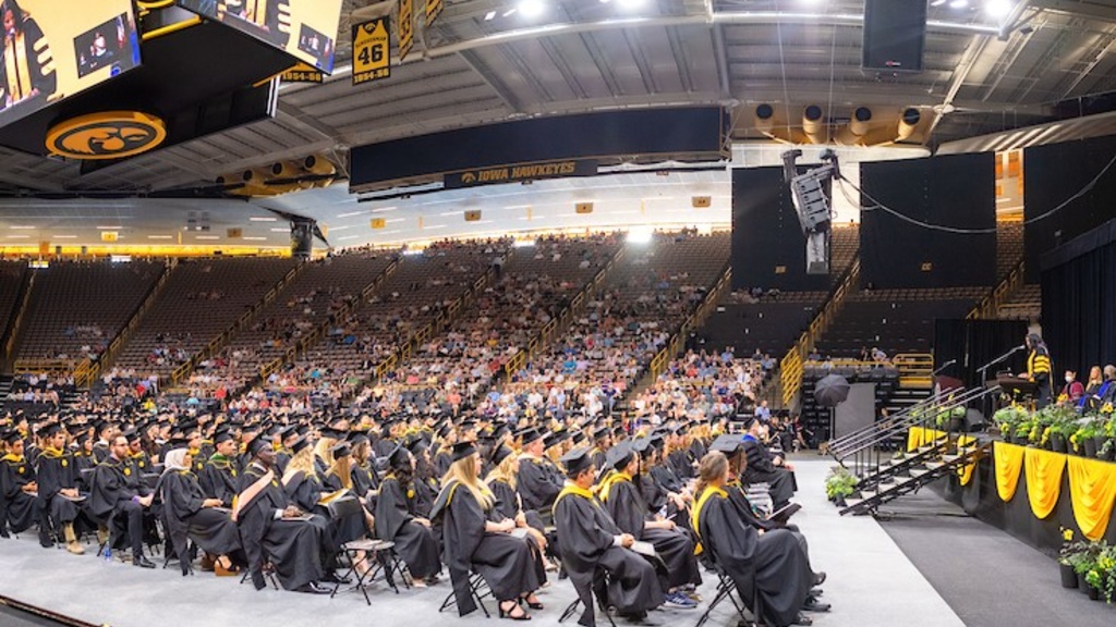 Graduate College ceremony at Carver